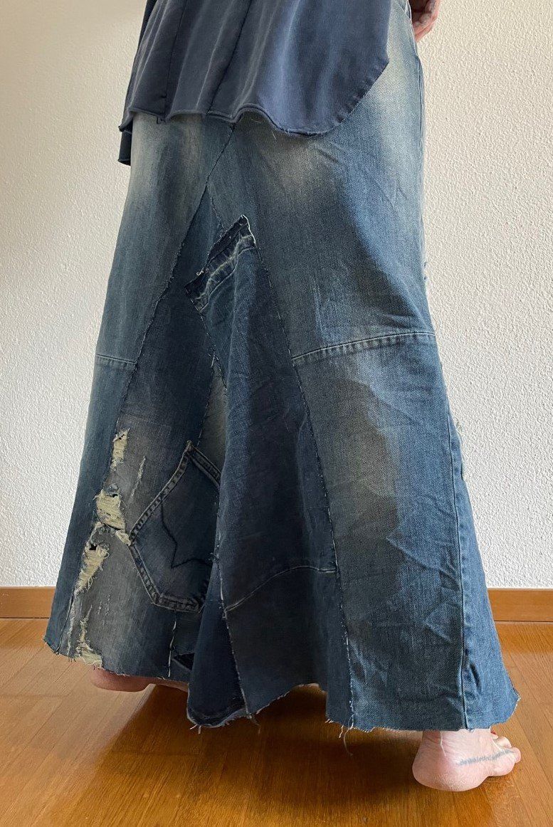 Jupes: JUPE JEANS HANDMADE! M – Neuf avec emballage d'origine à Locarno par NicoNion 9