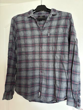 Farrell Men's Medium Grey Check Shirt