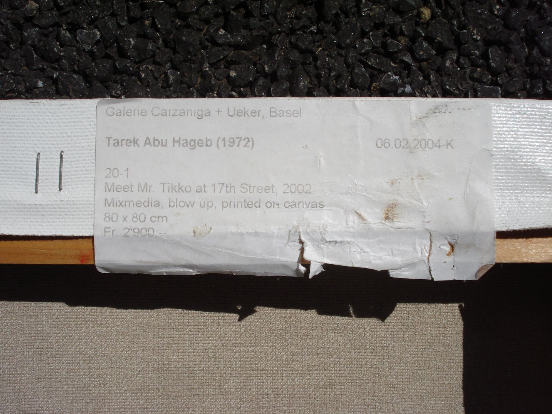 Gemälde: Tarek Abu Hageb geb. 1972 – Gebraucht aus Basel von art.basel 4
