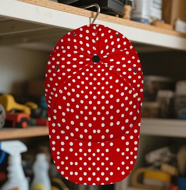 Copricapi, berretti & cappellini: NEUES Cap rot-weiss Polka dot - 81652 – Nuovo (secondo la descrizione) da Küssnacht am Rigi venduto da Dot.Your.Life 1