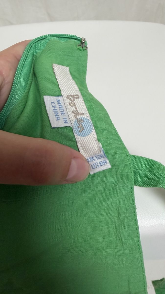 Kleider: Green linen blend dress – Gebraucht aus Knonau von Grapesvintage 2