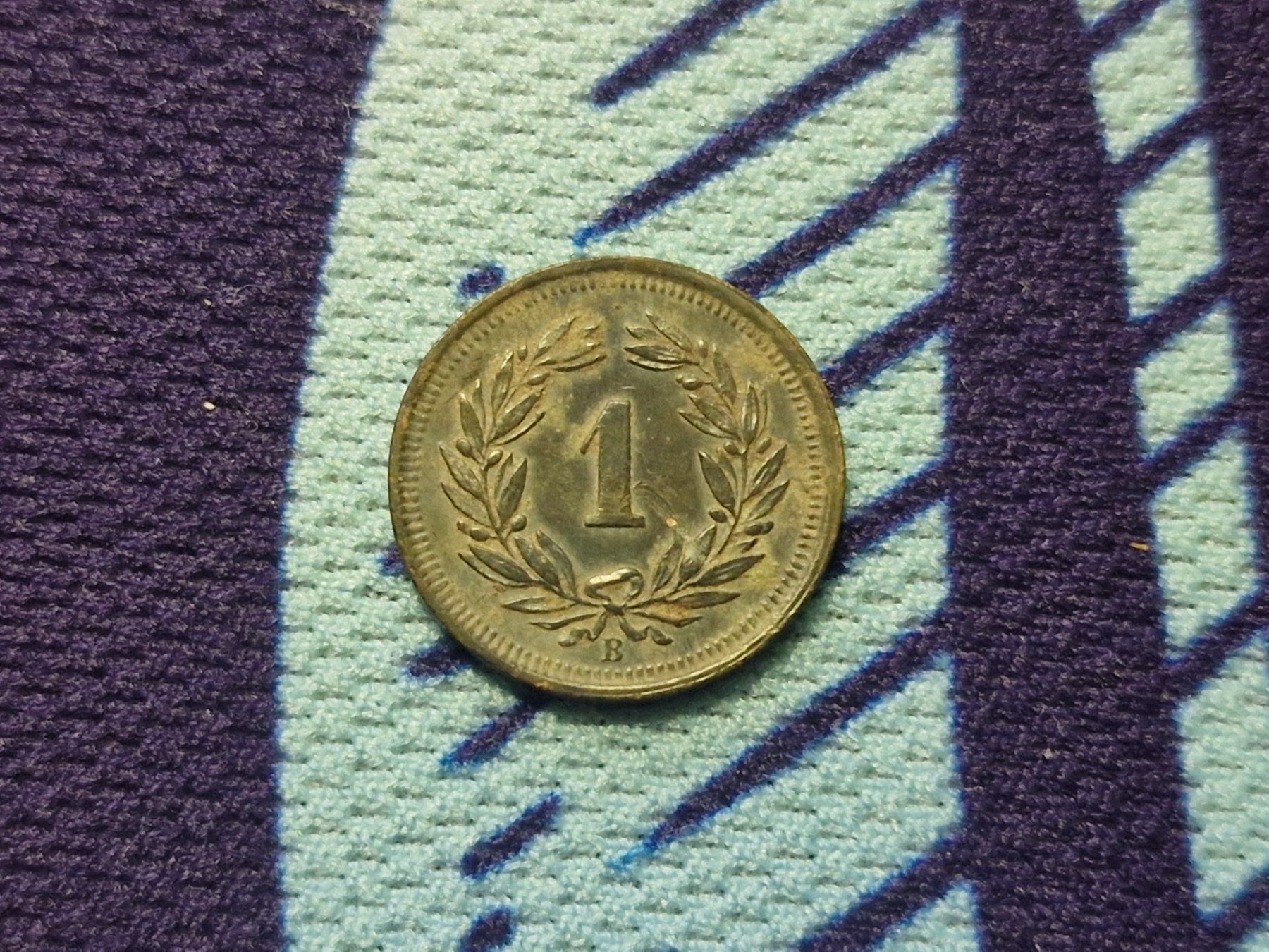Tutti le monete: 1- Rappen 1939 selten. – Usato da Zürich venduto da Moreira01 3