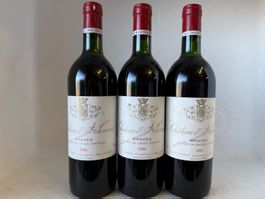 3 Flaschen Château d'Ardennes 1986 Graves Rarität!