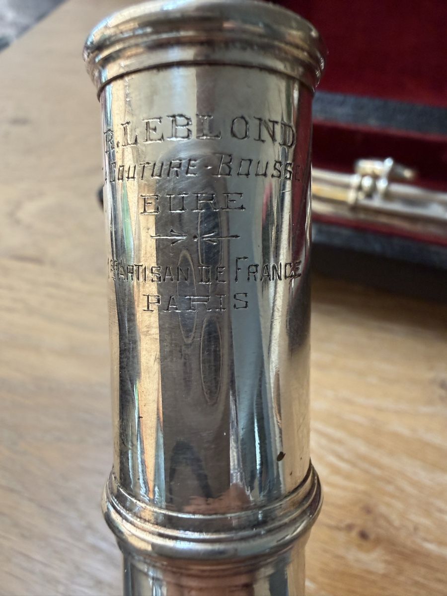 Strumenti musicali: Ancienne flûte traversière Leblanc Paris – Usato da Fleurier venduto da salar 1
