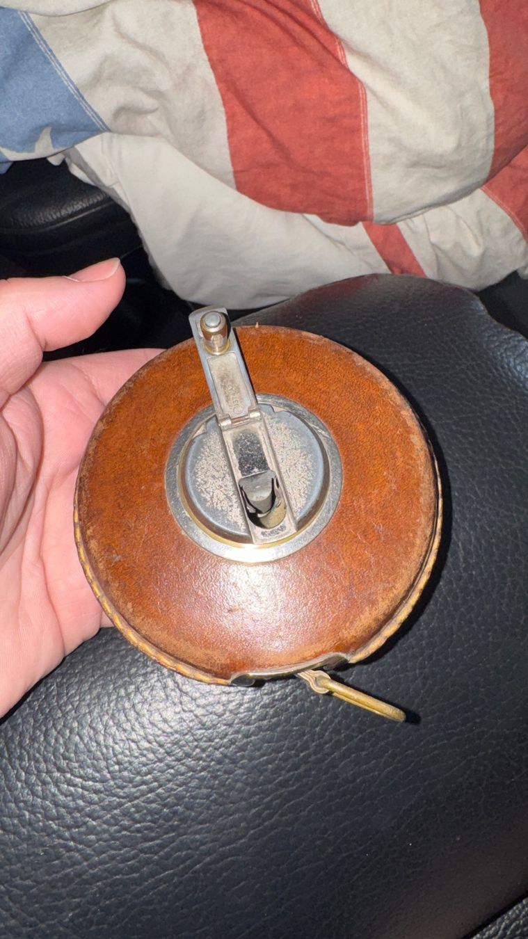 Misurare: Massband Rollmeter Sehr alt fast antik – Usato da Burgdorf venduto da Catbagger64 3