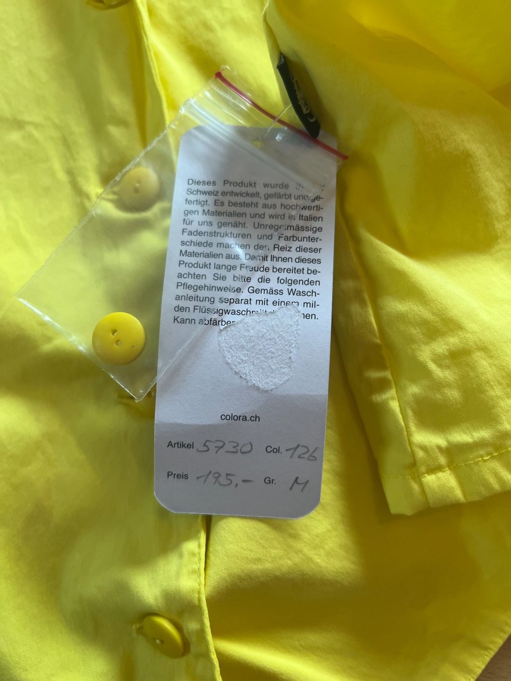 Colora Camicette: Colora Damen Bluse, Gr. M, Gelb, NEU – Nuovo e nell'imballaggio originale da Worb venduto da farben20zauber 1