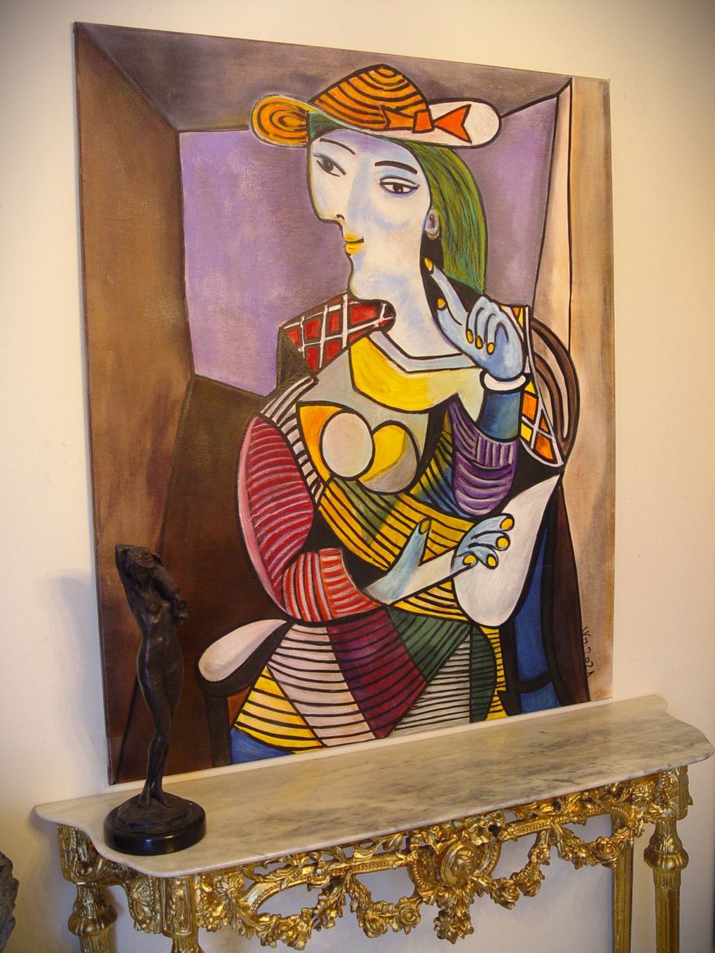 Dipinti: Grossartiges Gemälde n. Pablo Picasso – Usato da Rotkreuz venduto da Dobermann5 1