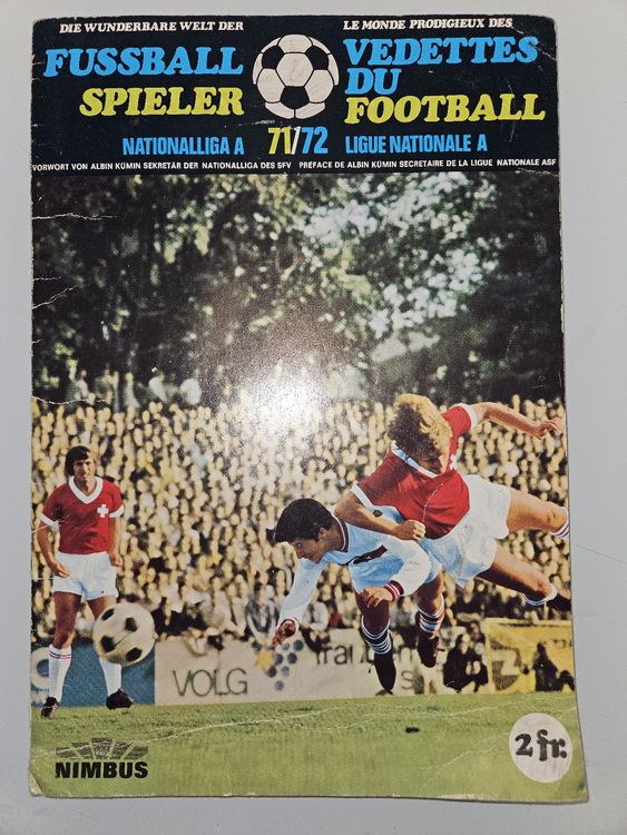 Fussballalbum Nimbus 1971/1972 (Voll) (Gebraucht) in Pratteln für CHF ...