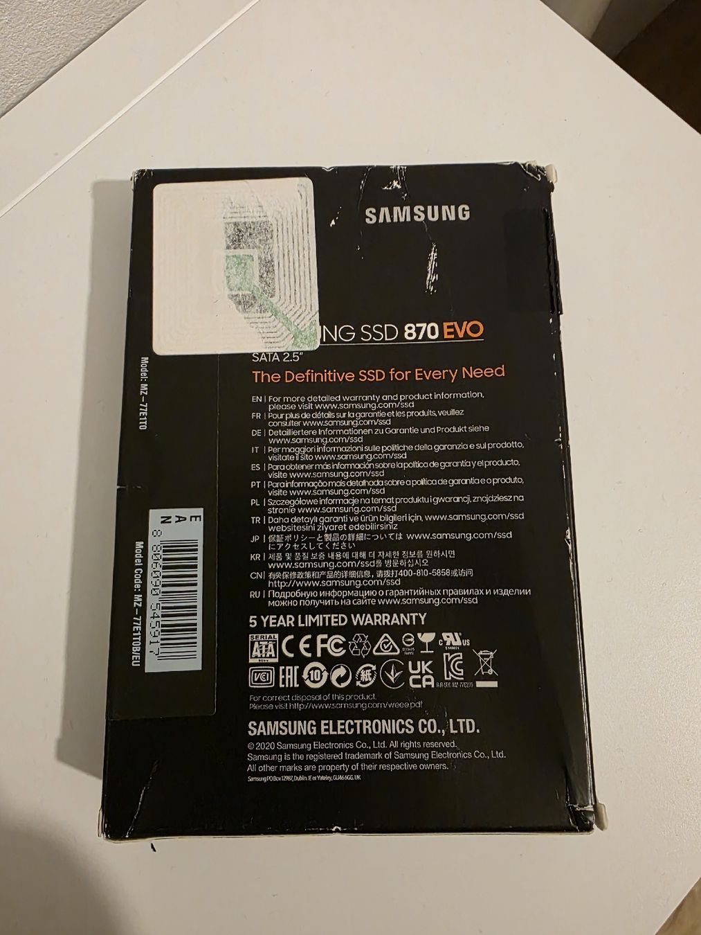Samsung Dischi rigidi: SSD Samsung 870evo 1tb – Nuovo e nell'imballaggio originale da Cortaillod venduto da ioi_7rq6 1