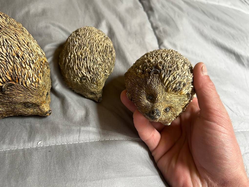 Statuette: 3 Igel Dekofiguren Set Vintage Garten Herbstdeko – Usato da Luzern venduto da sim_5hkz 2