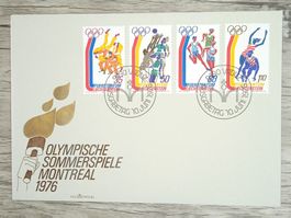 TR20 Enveloppe + Timbre Liechtenstein 1976