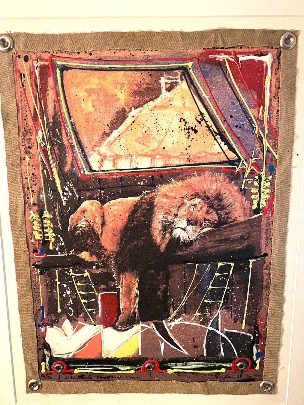 Poster & Bilder: Schlafender Löwe mit Clown - Renmann – Neu (gemäss Beschreibung) aus Solothurn von ilook87 3