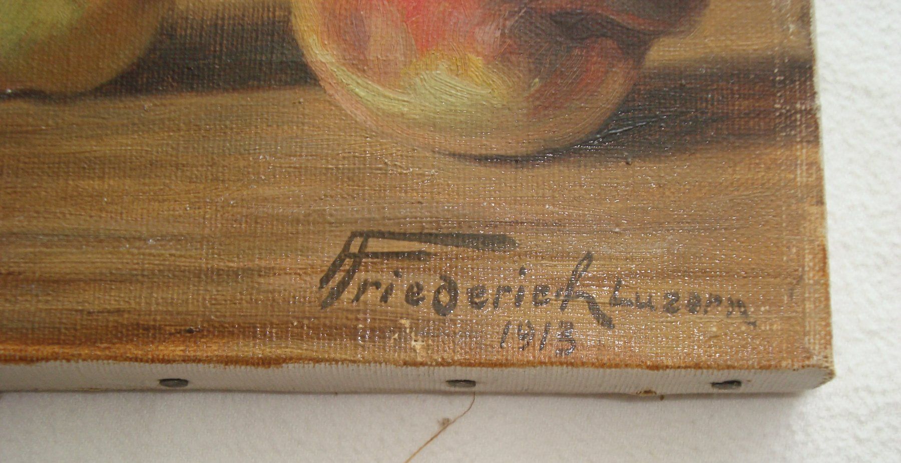 Dipinti: 2 Ölgemälde Stilleben, Friederich 1913 Luzern – Usato da Oberdorf NW venduto da Lufao 2
