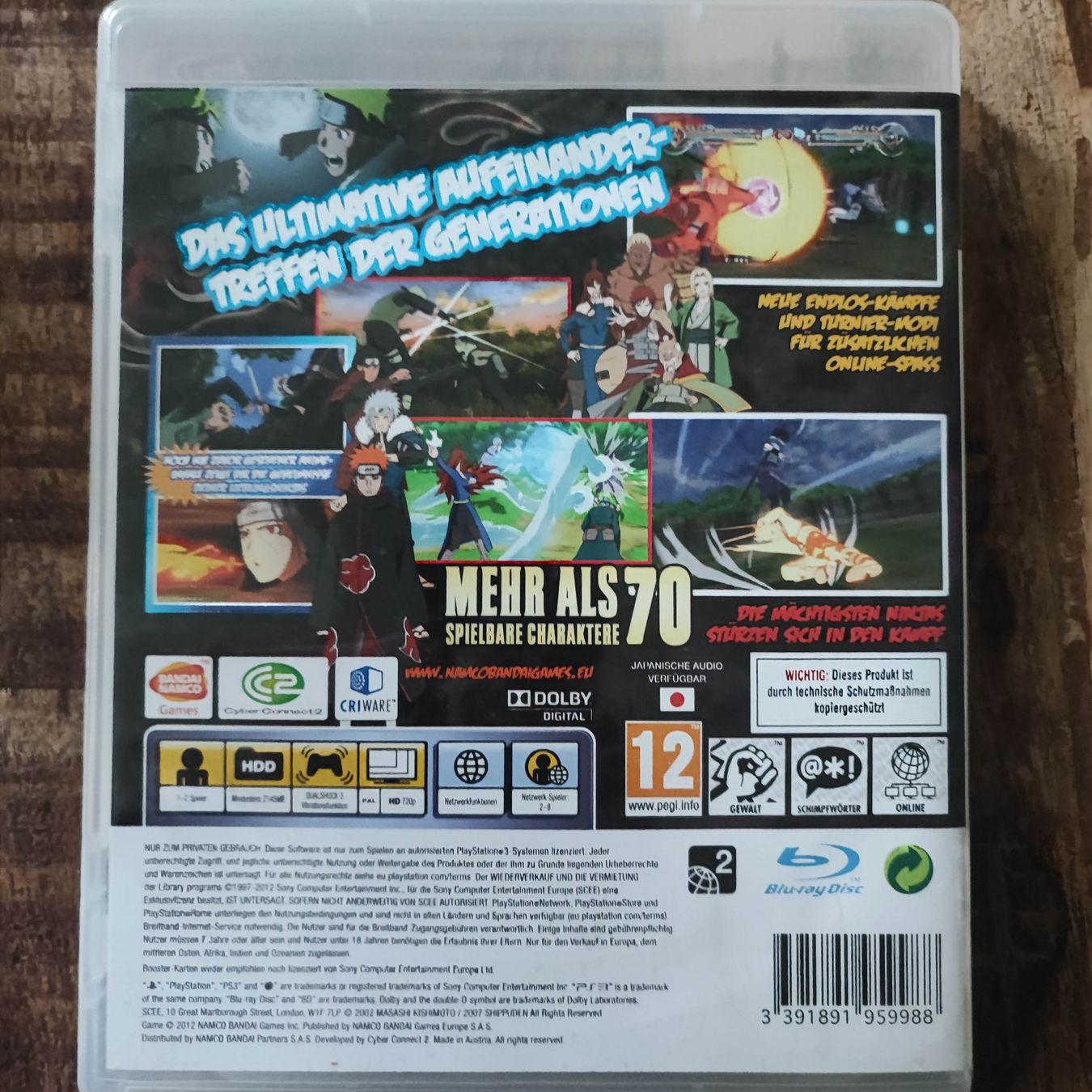 Sony Giochi: Naruto Shippuden Ultimate Ninja Storm Generations PS3 Game  – Usato da Dübendorf venduto da kb86_MOVIE 1