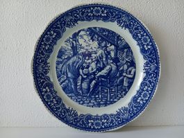 BOCH BELGIUM Assiette en céramique / Keramik Teller (1950)