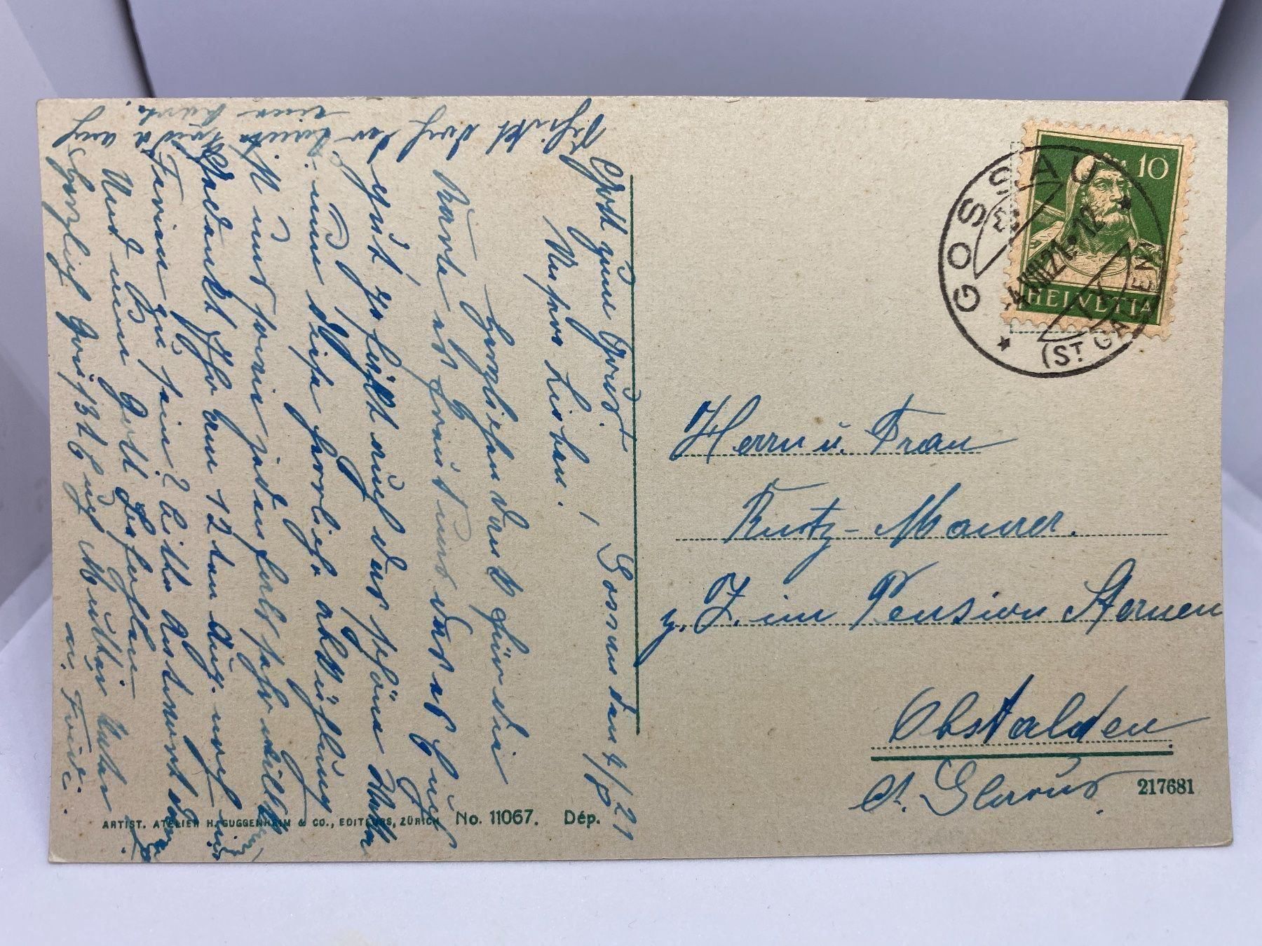 Cartes postales: AK Gossau SG, prot. Kirche – D'occasion à Herisau par Fissore 1