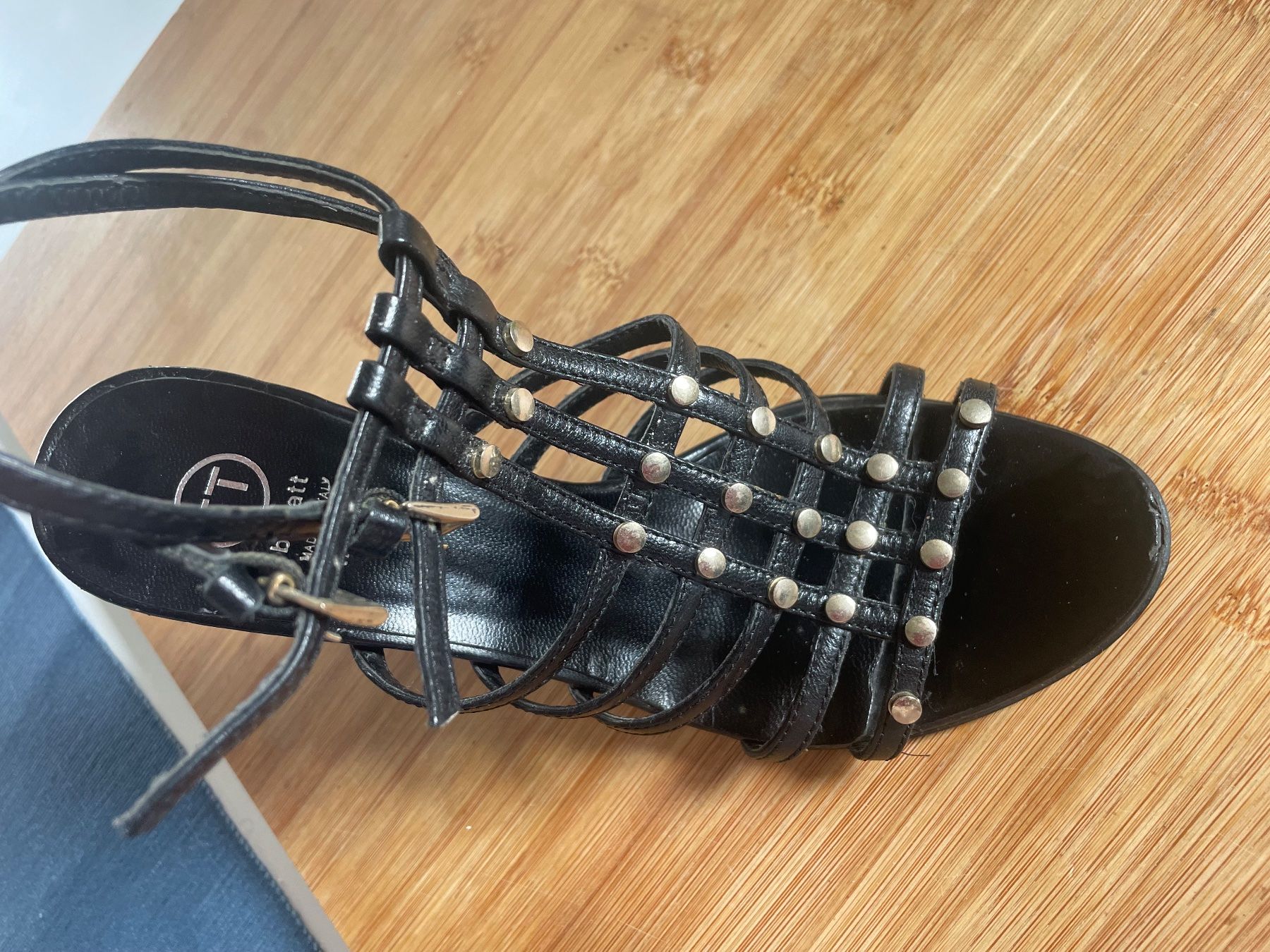 Bagatt Scarpe da donna: Schwarze Leder-Sandaletten BAGATT – Usato da Coldrerio venduto da Theres2004 6