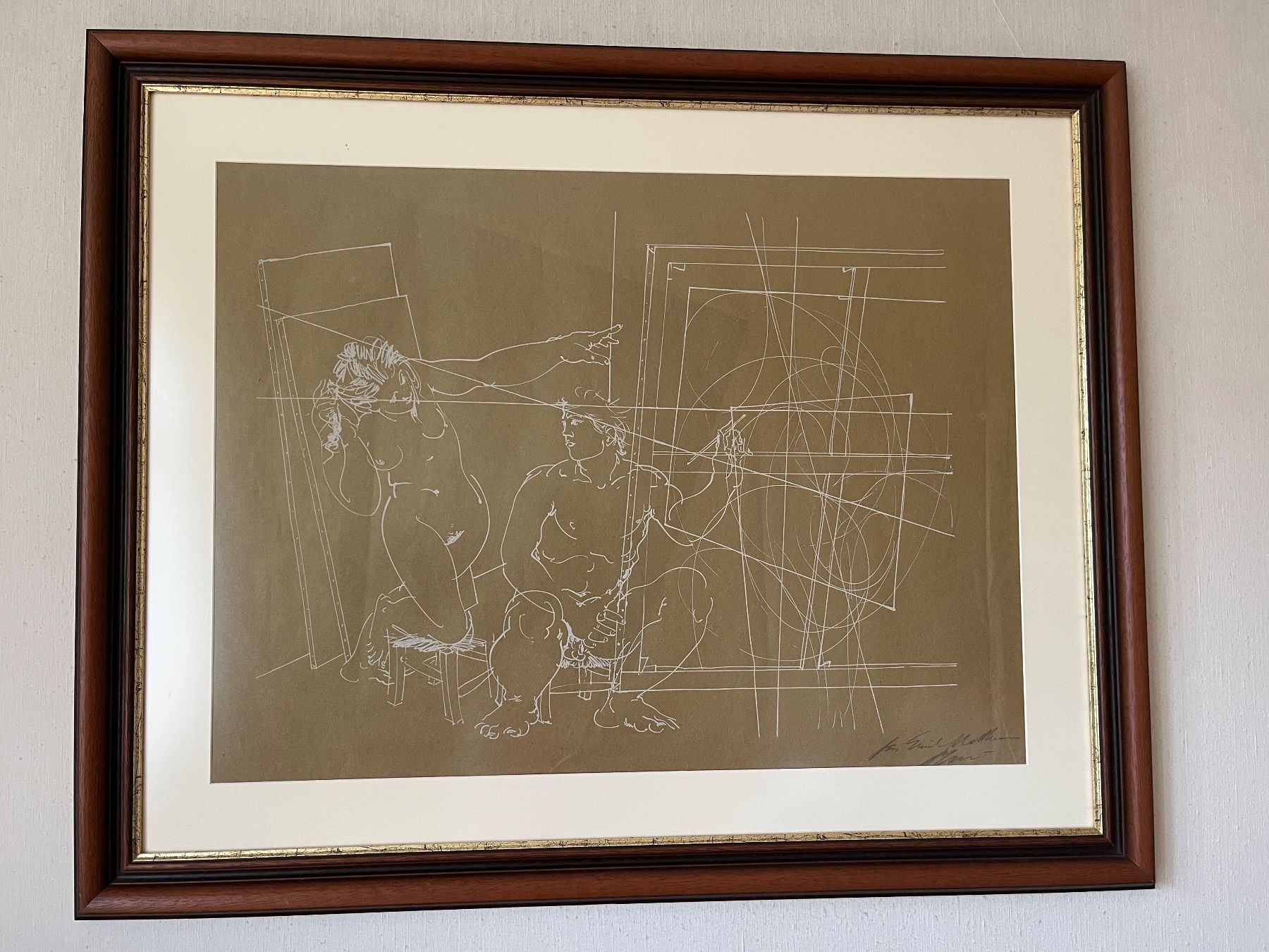 Grafica & Litografie: Hans Erni Litho, signiert – Usato da Winterthur venduto da Tim_76