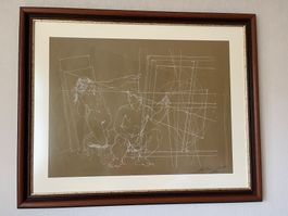 Hans Erni Litho, signiert