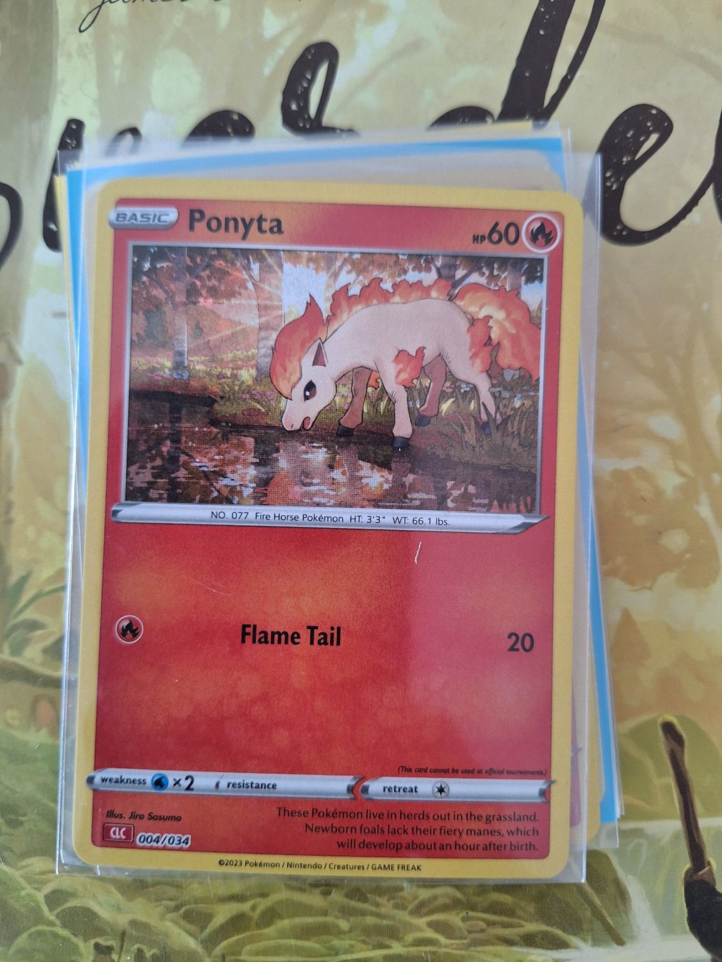 Pokémon Carte collezionabili: Ponyta - Classic Collection Holo – Usato da Altstätten SG venduto da GGsGameshop