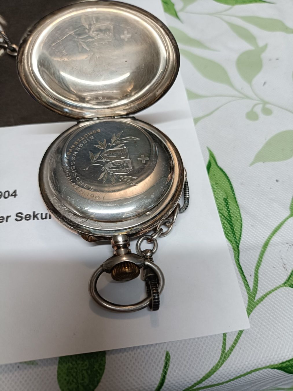 Uhren: Schützentaschenuhr  St. Gallen 1904 – Gebraucht aus Ennetmoos von brunhildenb 3