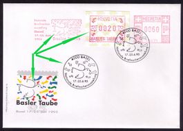 ATM 10_SONDERSTEMPEL +FREISTEMPEL >>> x mal BASLER TAUBE !!