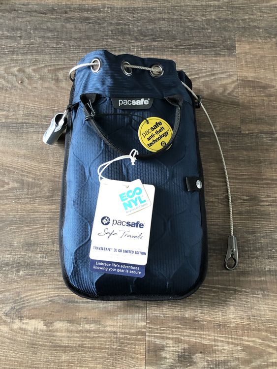 Pacsafe Travel Safe Pacsafe Travelsafe 3L GII Tragbarer Safe – Diebstahlgeschützter Rucksack Mit TSA-Schloss (Orange) Travelsafe Preisliste