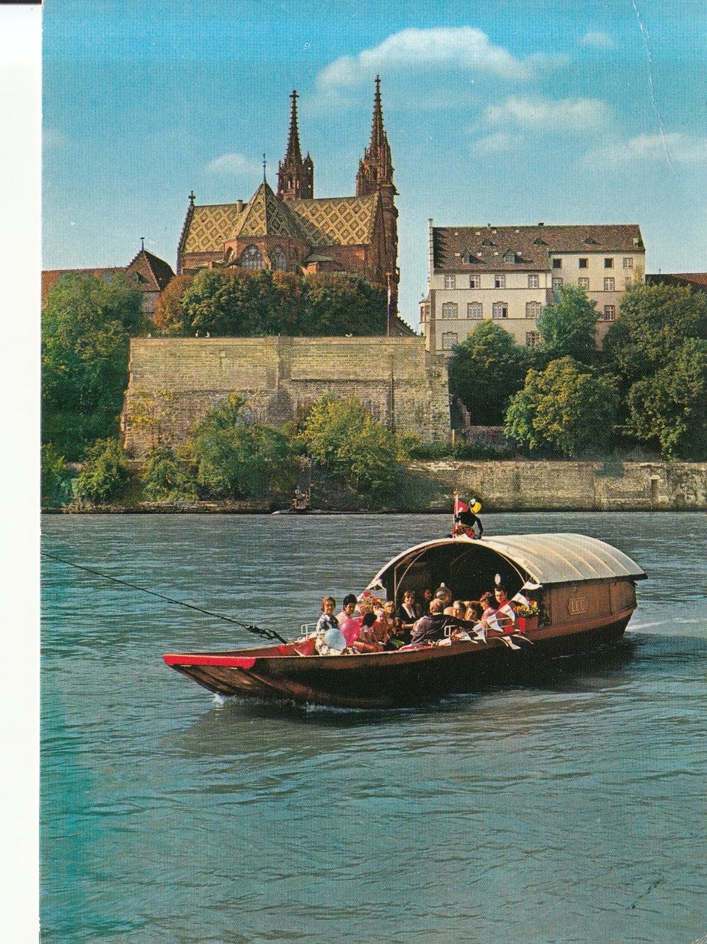 Cartoline postali: Basel Münsterfähre 1977 – Usato da Bürglen TG venduto da StampGraf