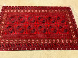 Afghan Khal Mohammadi 215x126cm Teppich geknüpft sauber