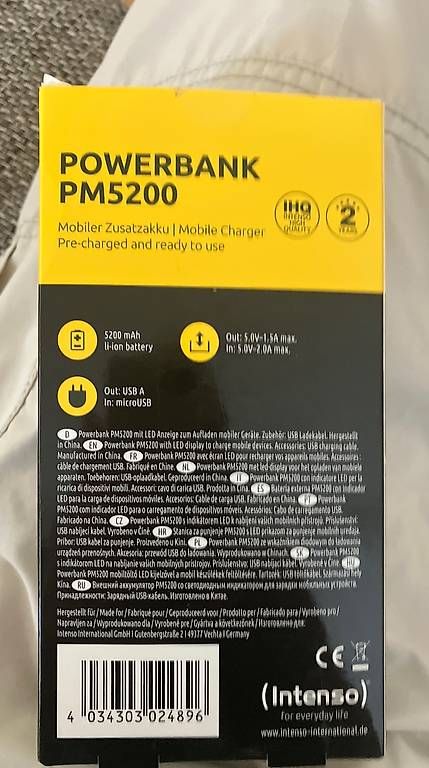 Caricabatterie: Powerbank PM 5200 – Usato da Heimberg venduto da Buetschli 1