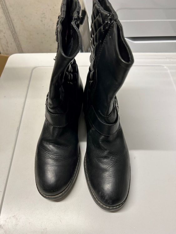 Tamaris Stiefel echt Leder, Grösse 38 (Gebraucht) in Burgdorf für