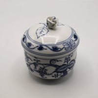 Zuckerdose Original Zwiebelmuster Dubi / czechoslovakia