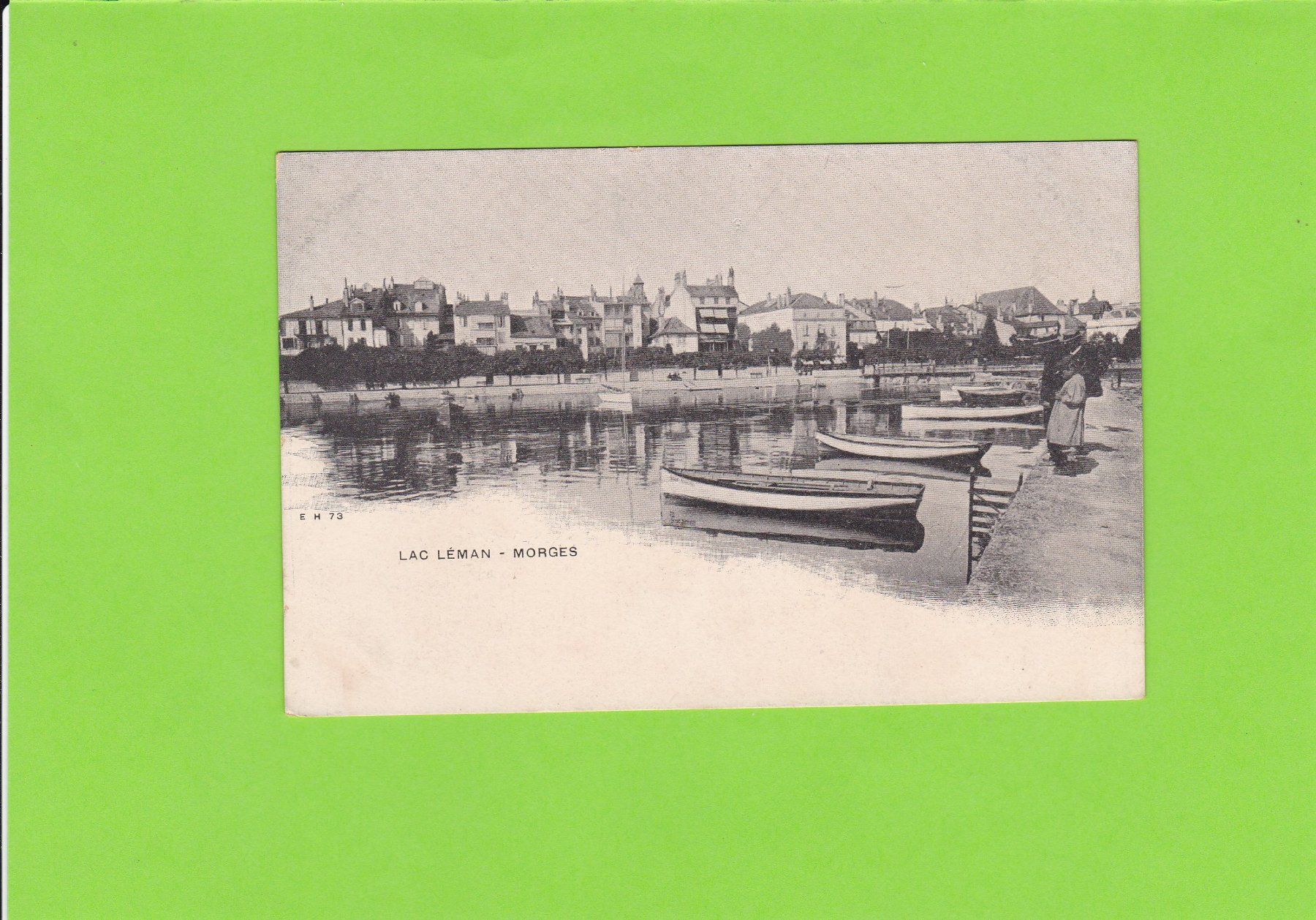 Cartoline postali: Lac Léman-Morges--belebt – Usato da St. Peterzell venduto da neckertal