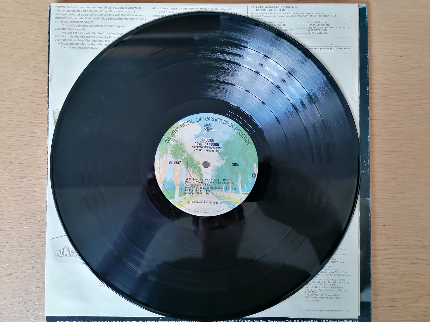 Dischi in vinile: David Sanborn -- SANBORN – Usato da Beinwil am See venduto da Funkthesizer 2