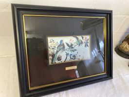 Dekorative Asiatische Wandkunst, gerahmt, Rarität!