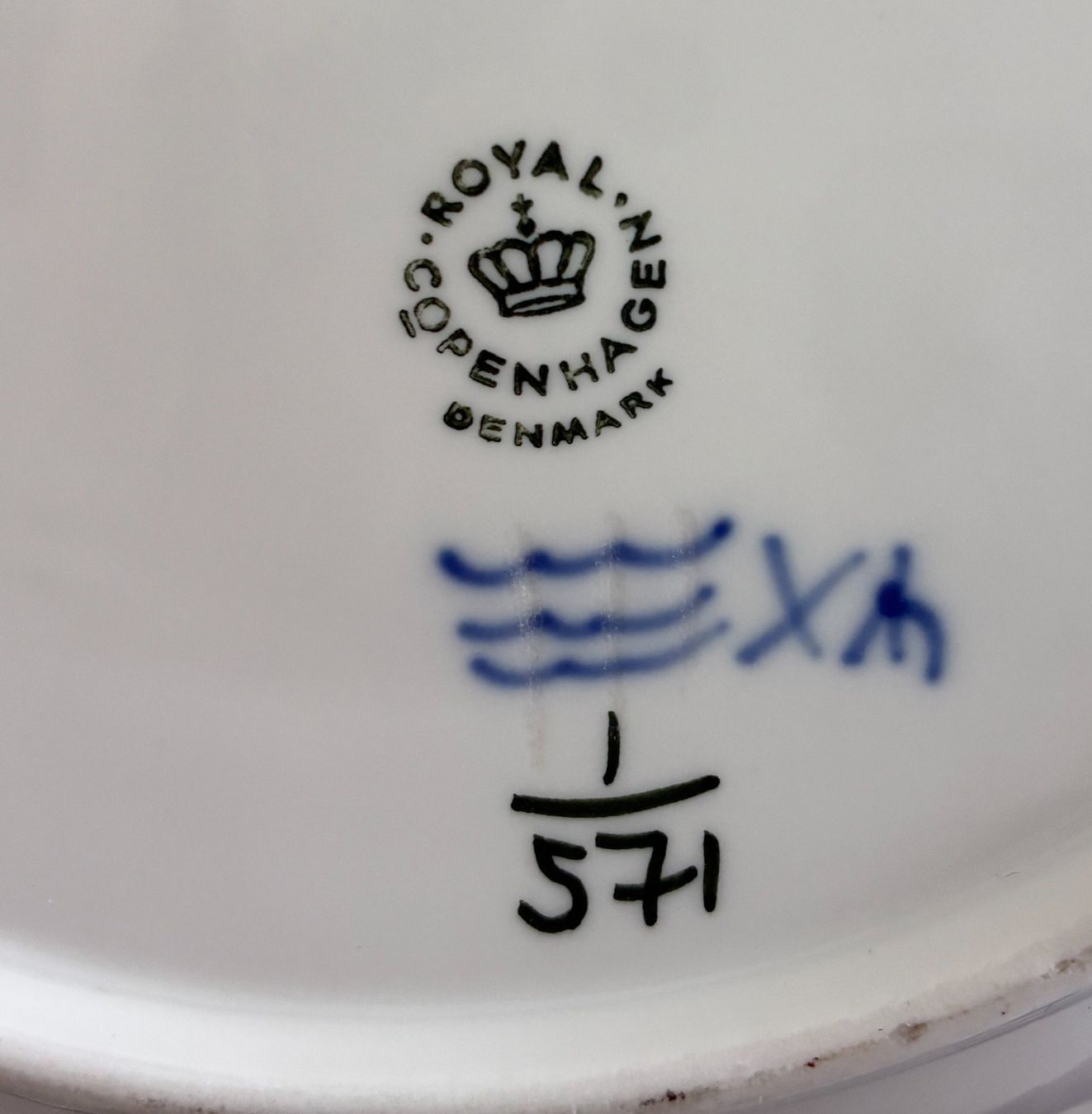 Royal Copenhagen Piatti: ROYAL COPENHAGEN Teller "Musselmalet" Denmark 1963 – Usato da Kloten venduto da Nephty 4