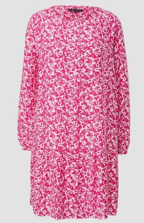 Hübsches Kleid von Comma Pink/Weiss