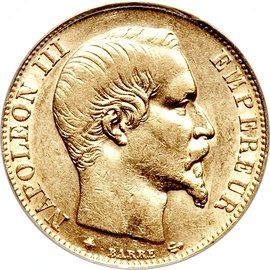 Alle Münzen: Unique - 20FF Napoléon III - 1857 – Neu (gemäss Beschreibung) aus Martigny von NGuba