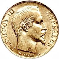20FF Napoléon III - 1857