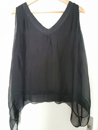 Damen Bluse armlos Gr. L