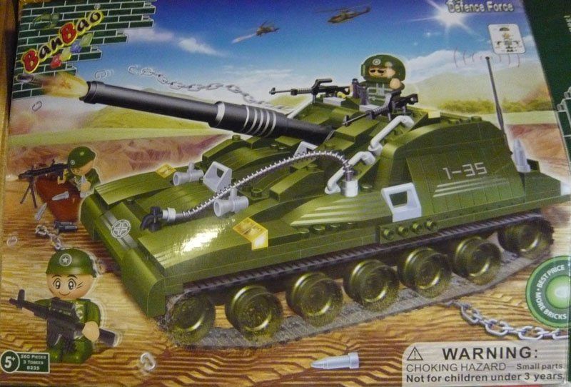 Spielzeuge: Spielzeug Panzer Analog Lego – Gebraucht aus Ruggell von Btt