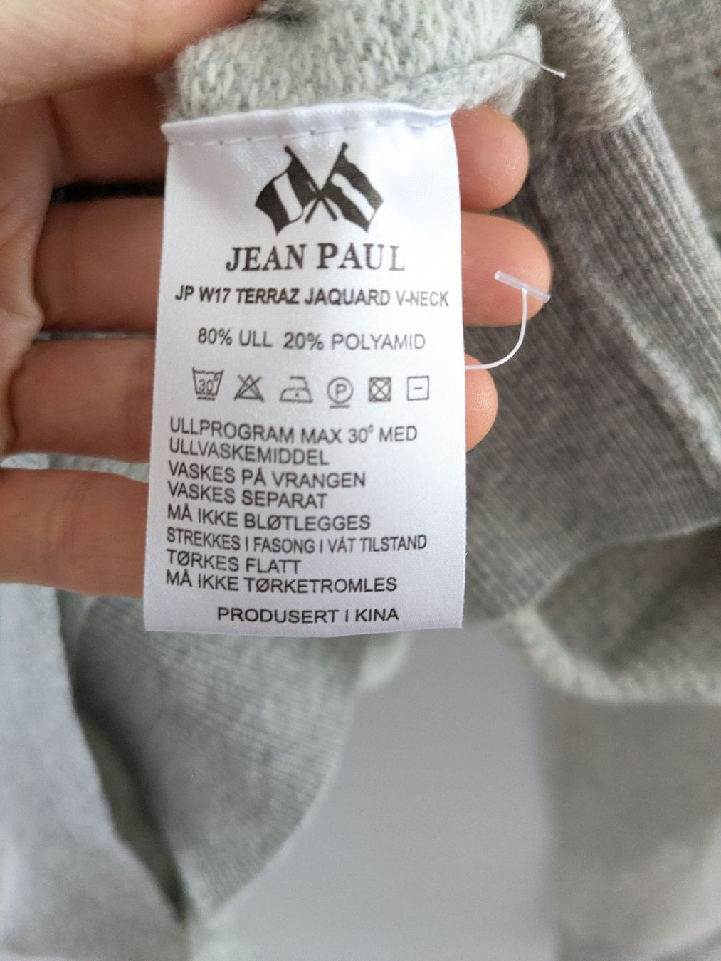 Maglioni & Felpe: Jean Paul Strickpullover, Grau, Grösse L, 80% Wolle – Usato da Rorschach venduto da joh_v2y2 3