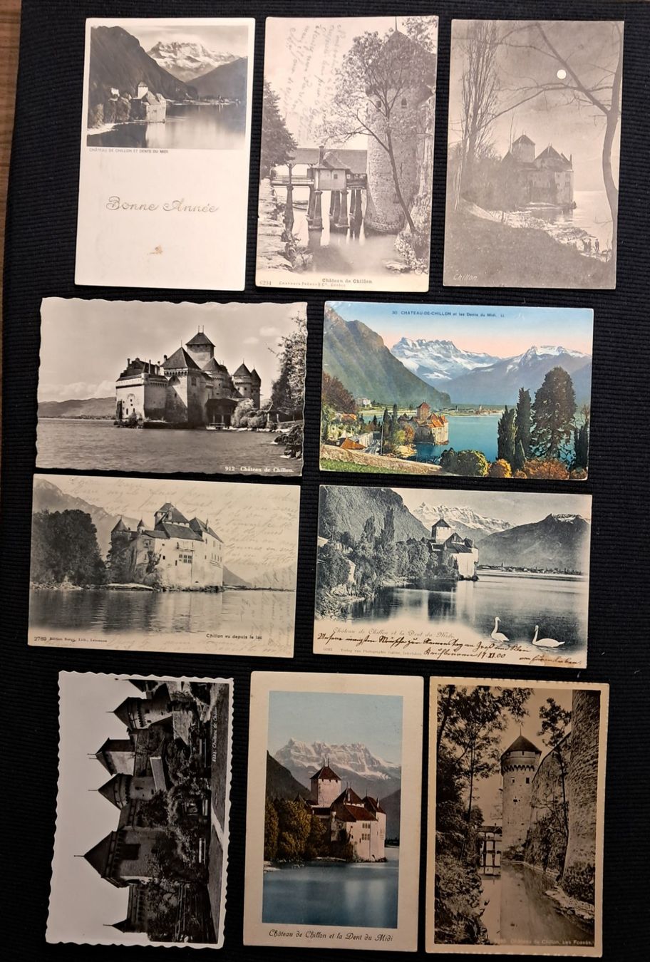 Cartoline postali: 10 CP CHATEAU DE CHILLON – Usato da Ponto Valentino venduto da giorgia06