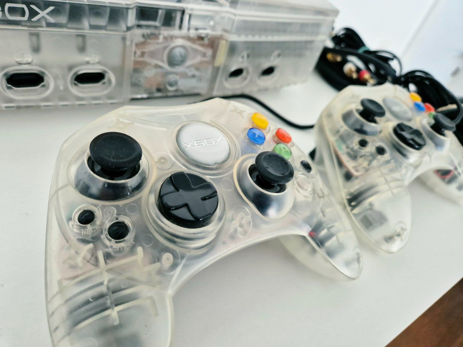 Microsoft Console: Xbox Translucent Weiss "Crystal" Edition Konsole - Selten – Usato da Bassersdorf venduto da retrolab 1