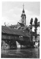 Olten kleinformatige Fotokarte Altstadt