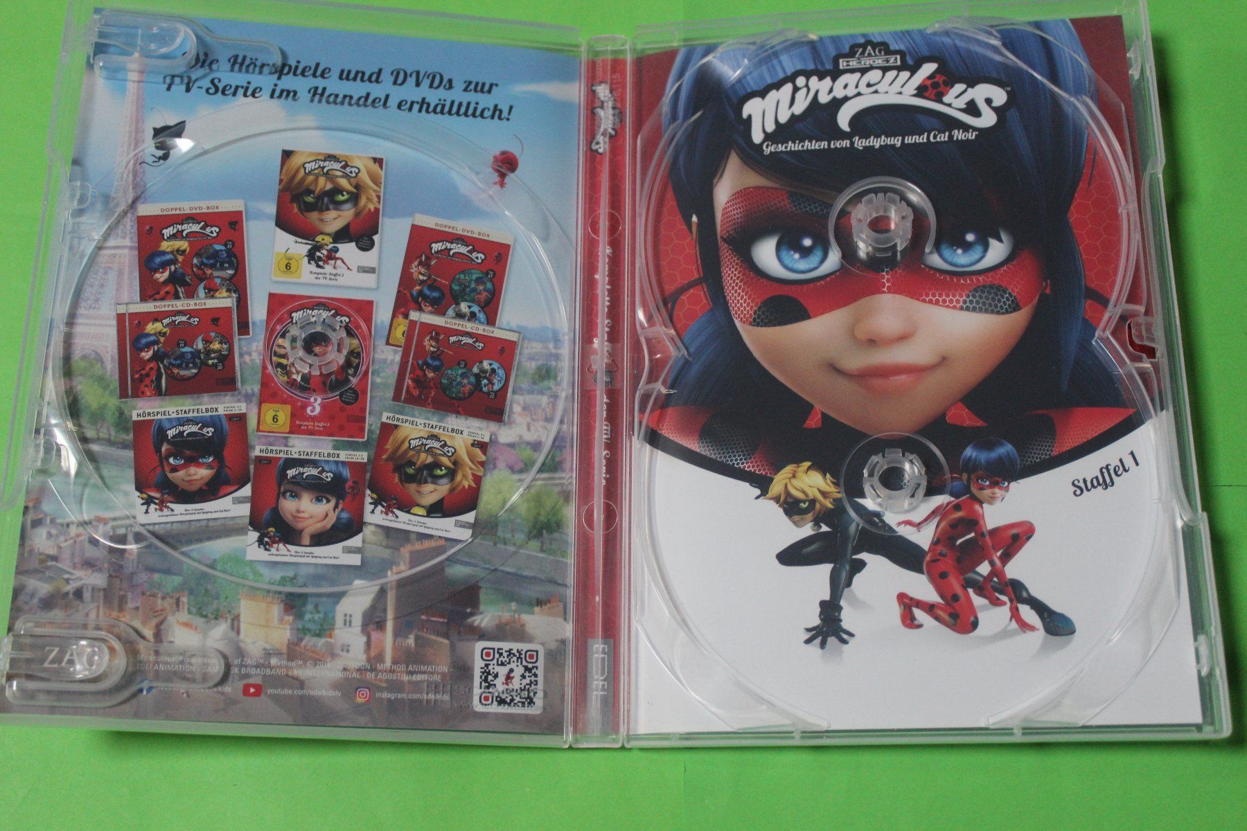 Tutti i DVDs: MIRACULOUS Ladybug & Cat Noir Staffel 1 3DVD – Usato da Tübach venduto da JamesStone 4