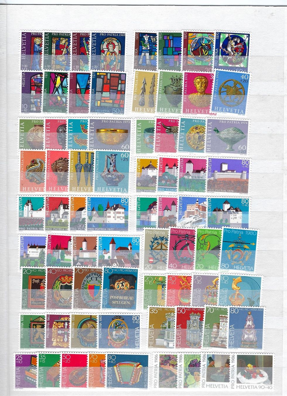 Alle Briefmarken: 1938-2005 Pro Patria Sammlung postfrisch    15752 – Gebraucht aus Lunden von Animus999 2