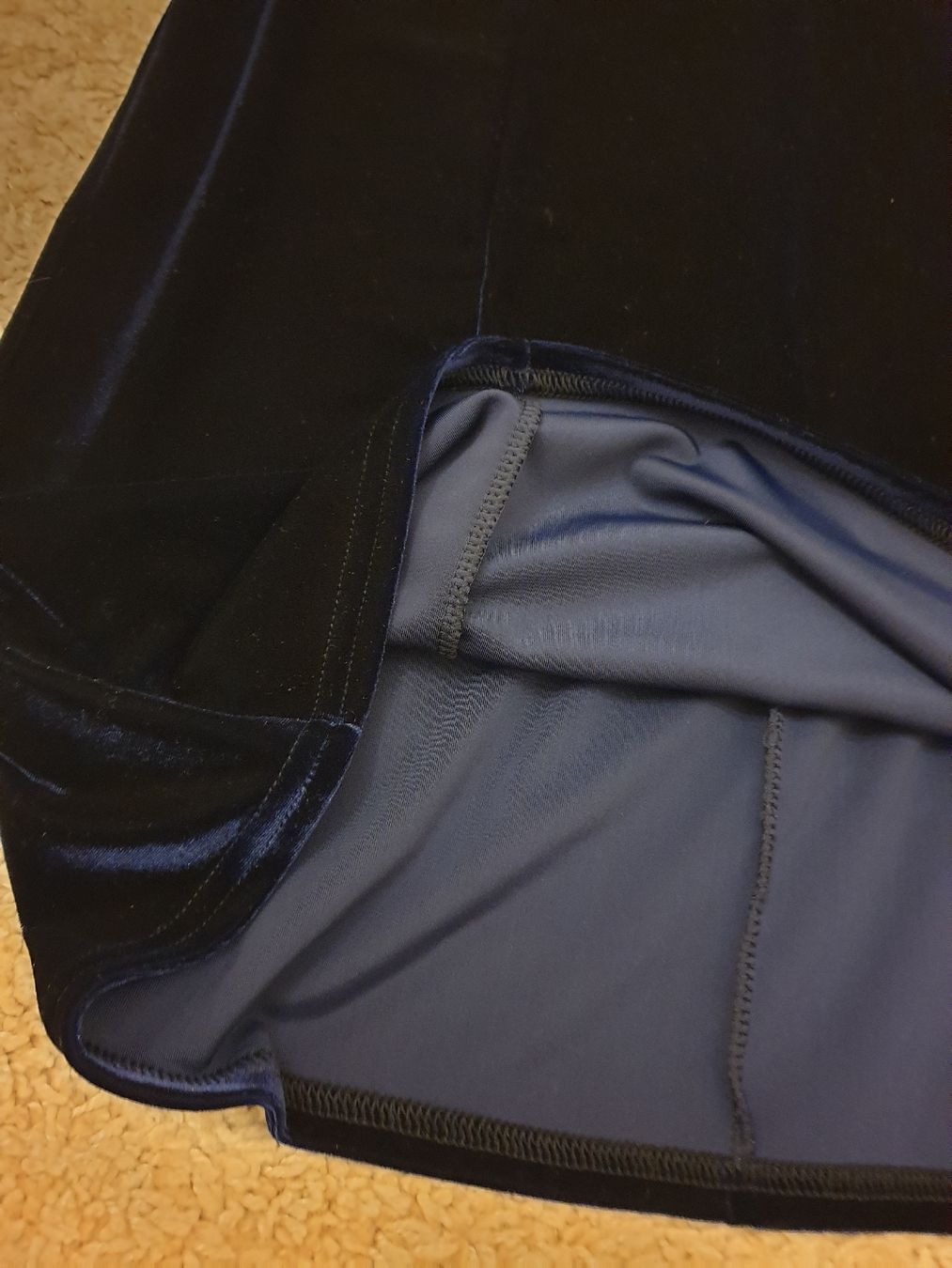 Vestiti: Robe soirée 38, bleu foncé,  velours – Usato da Neuchâtel venduto da Verenas12 4