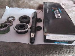 SHIMANO Konus-Tretlager BSA 68/121,5 mm, z.T. SHIMANO XT 730