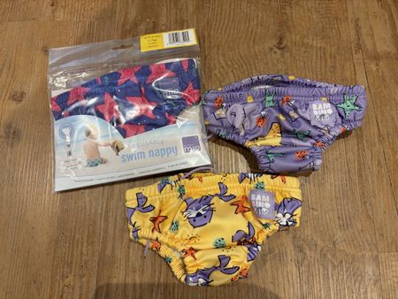 Badehöschen 3er Set Schwimmwindeln Baby - Neuwertig